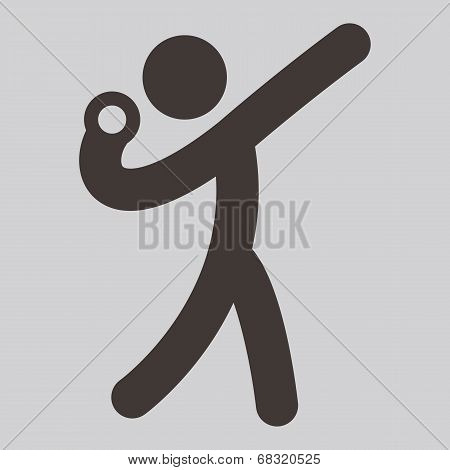 Shot Put Icon