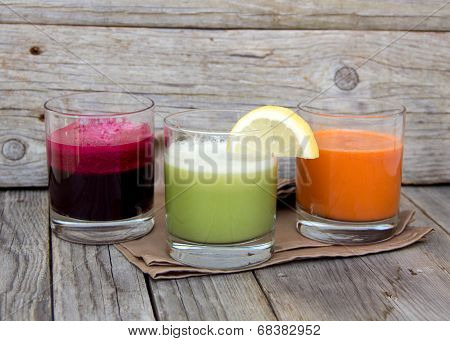 Fresh  Juices - Red Beet, Cabbage And Carrot