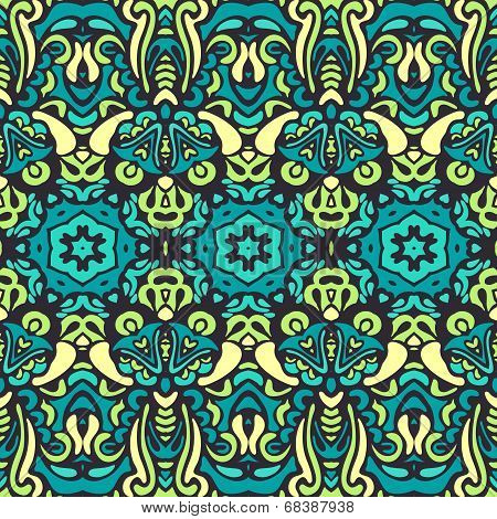Ornamental Abstract Vector Seamless Background