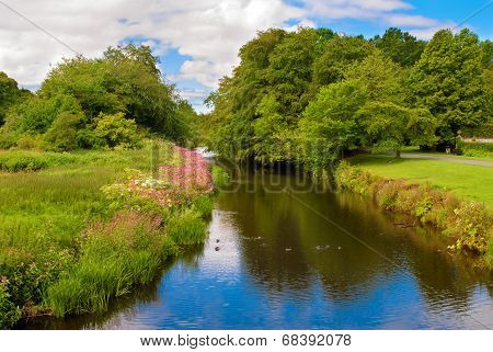 White Cart Water In Pollok Country Park, Glasgow, Scotland