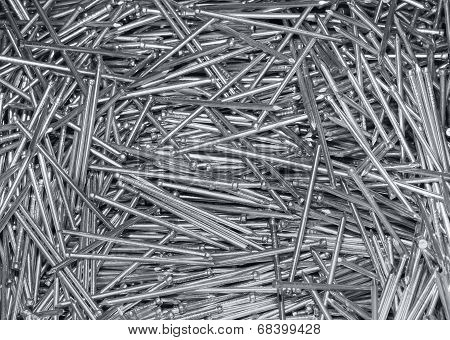 A Lot Of New Steel Nails