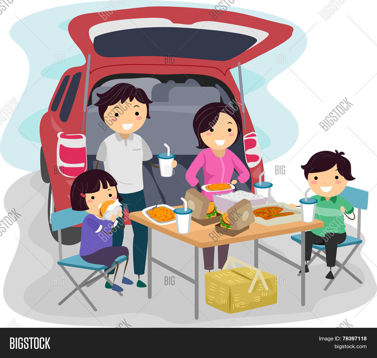 Illustration Family Vector & Photo (Free Trial) Bigstock
