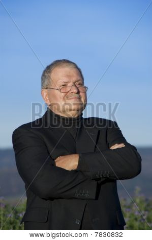 Buissness Man With Folded Arms