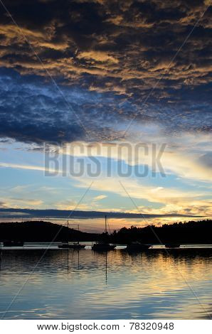 Marina sunset