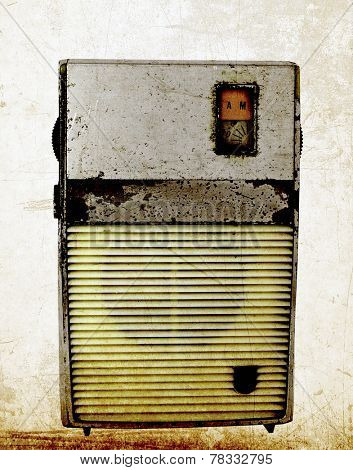 retro radio toned image 