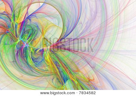 Friske kunstneriske Rainbow Wave baggrund