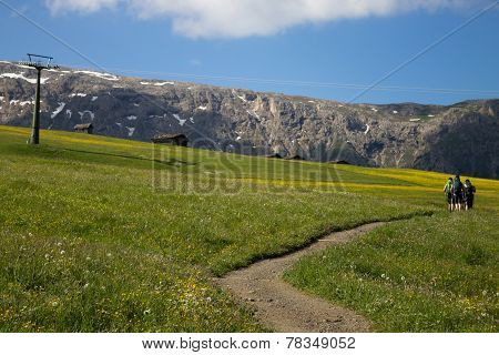 Trekking On Dolomites