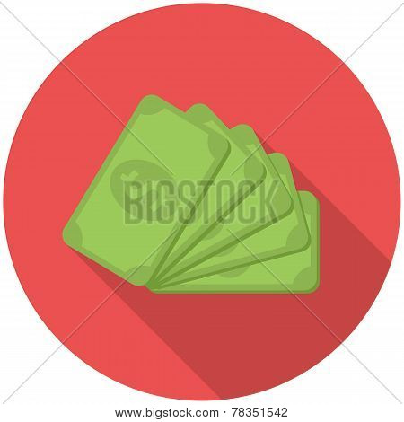 Dollar Banknotes Icon