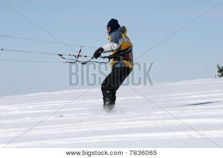 Kite sciatore
