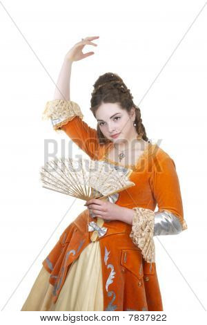 Dança barroca vestido