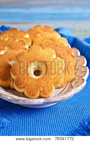 Butter Biscuits In The Shape Of A Flower