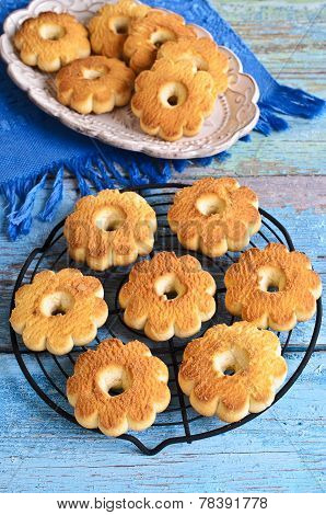 Butter Biscuits In The Shape Of A Flower