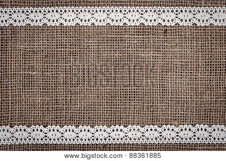 Burlap Lace