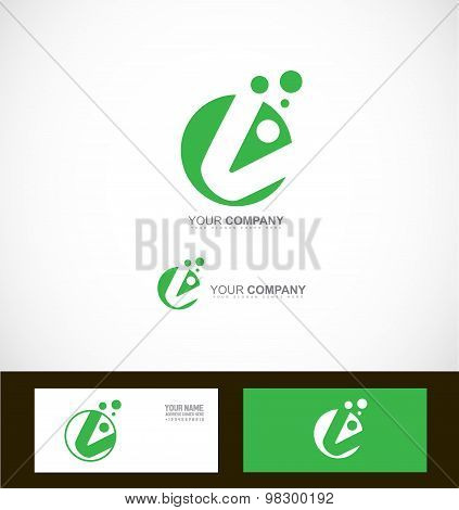 Corporate Green Abstract Circle Logo