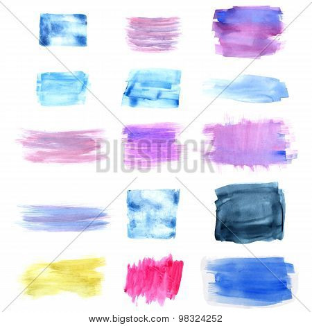 Designed abstract watercolor background.