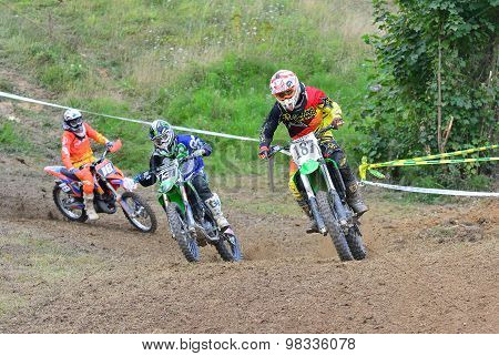 Motocross In Valdesoto, Spain.