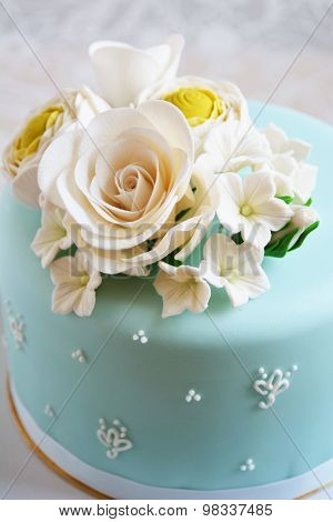 Gorgeous blue cake