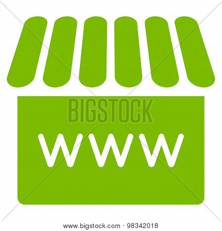 Webstore icon from Business Bicolor Set