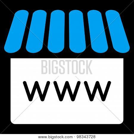 Webstore icon from Business Bicolor Set