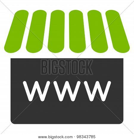 Webstore icon from Business Bicolor Set