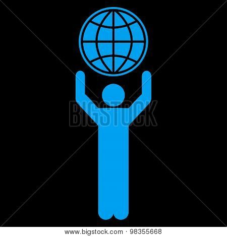 Globalist icon from Business Bicolor Set