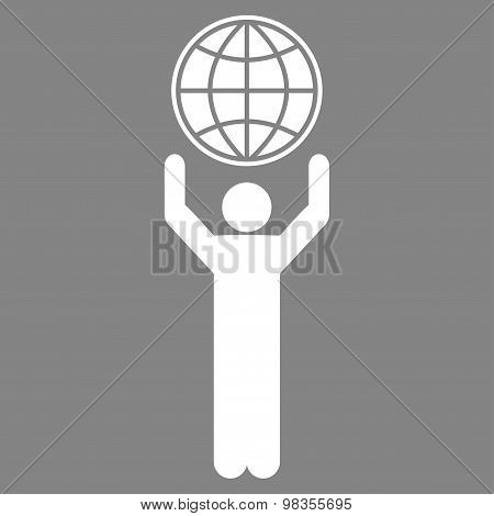 Globalist icon from Business Bicolor Set