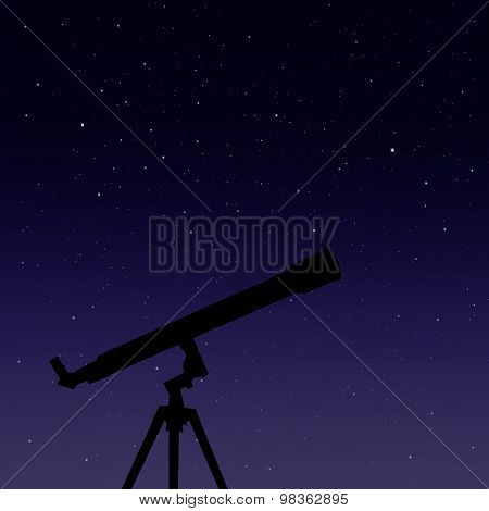 Telescope under the stars