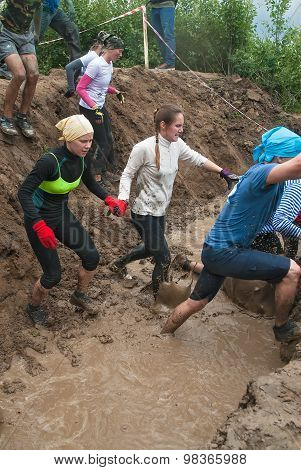 Dirty Cross-country Race Stage. Tyumen. Russia
