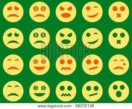 Smile and emotion icons