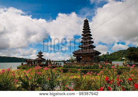 Ulun Danu temple in Bali island, Indonesia