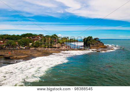 Talah lot temple in Bali island, Indonesia