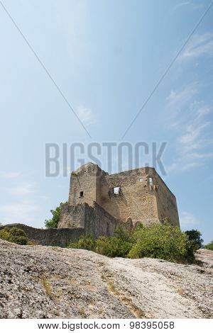 Ruin of old castle in Vaison-la-Romaine