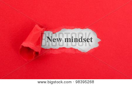 Text Appearing Behind Torn Red Envelop