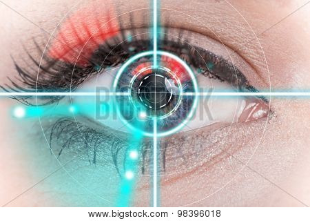 eye scan interface