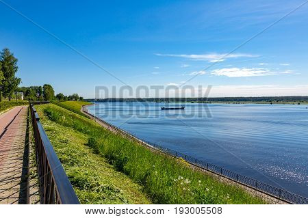 The Great Russian River Volga