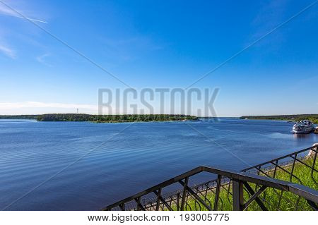 The Great Russian River Volga
