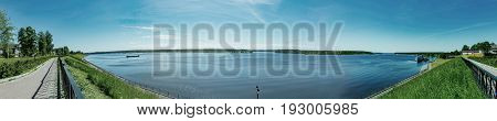 The Great Russian River Volga