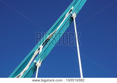 Tower Bridge in London, United kingtom. sunny day