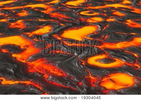 一个大的背景图像的熔岩