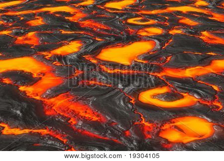 一个大的背景图像的熔岩