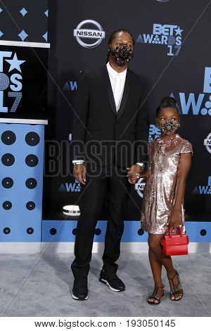 LOS ANGELES - JUN 25:  Future, Londyn Wilburn at the BET Awards 2017 at the Microsoft Theater on June 25, 2017 in Los Angeles, CA