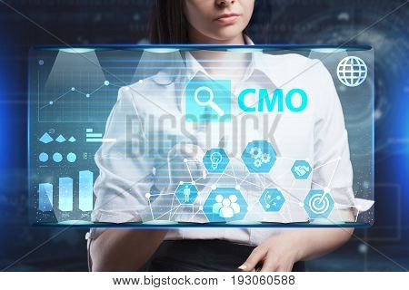 The Concept Of Business, Technology, The Internet And The Network. A Young Entrepreneur Working On A