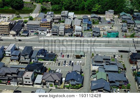 View Of Yamagata City In Tohoku, Japan