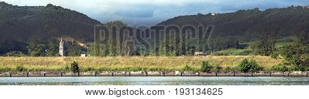 Landscape of the Auvergne Rhône-Alpes area of France