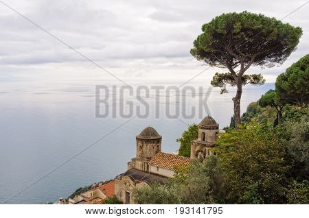 View from the garden of Villa Rufolo in Ravello - Amalfi Coast Campania Italy