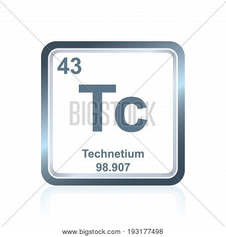Chemical Element Technetium From The Periodic Table