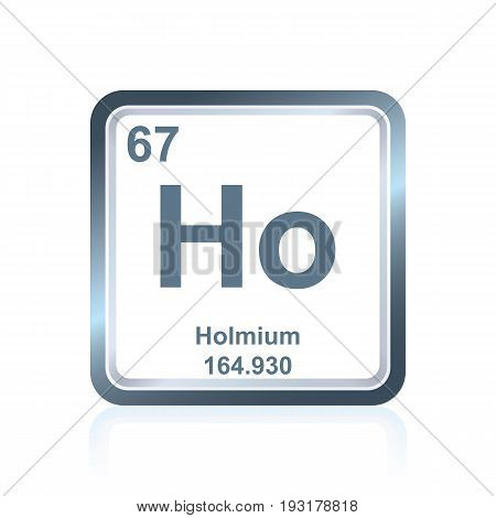 Chemical Element Holmium From The Periodic Table