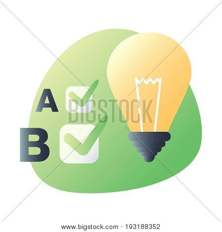 Material Design Icon For Testing, Training Concept. Ui Ux Web Design Symbol For Applications