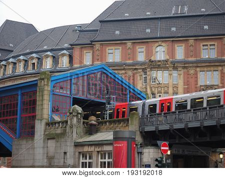S Bahn (s Train) In Hamburg