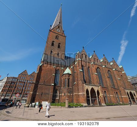 St Petri Church In Hamburg